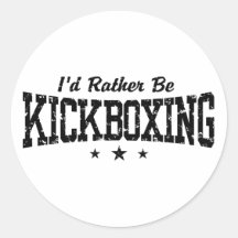 Kickboxing Sticker