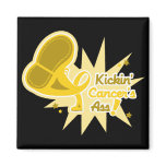 Kickin Cancer's Ass Childhood Cancer magnets