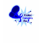 Kickin Cancer's Ass Rectal Cancer t-shirts