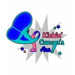 Kickin Cancer's Ass Thyroid Cancer t-shirts