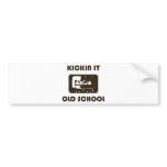 Kickin It Old School bumper stickers
