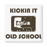 Kickin It Old School Refrigerator Magnets