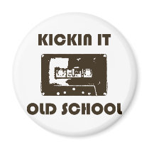Kickin It Old School Fridge Magnets