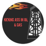 KICKING ASS Hard Hat Sticker
