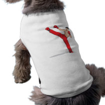 kicking kickboxer kickboxing graphic dog clothing