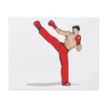 kicking kickboxer kickboxing graphic flyers