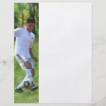Kicking Soccer Ball Custom Flyer