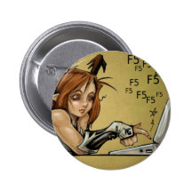 Kickstarter F Five Sophie Pinback Button