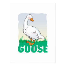 Kid Friendly Goose Post Card