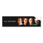 Kid History Cast bumper stickers