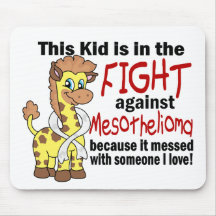 Kid In The Fight Against Mesothelioma Mouse Pad