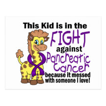 Kid In The Fight Against Pancreatic Cancer Post Card