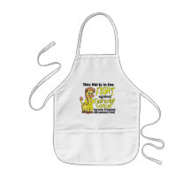 Kid In The Fight Against Testicular Cancer Aprons