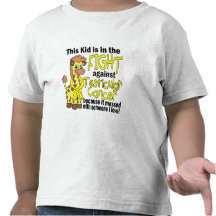 Kid In The Fight Against Testicular Cancer Shirts