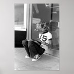 Kid Reading a Comic Book Print