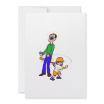 kid swing hit dad