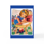 Kid vintage birthday card