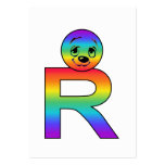 Kidbet Letter R Business Cards