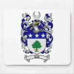 KIDD FAMILY CREST -  KIDD COAT OF ARMS MOUSE PADS
