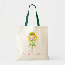 KIDLETS :: irish dancer blonde Canvas Bag