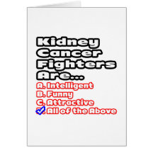 Kidney Cancer Fighter Quiz Greeting Card
