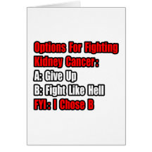 Kidney Cancer Options Card