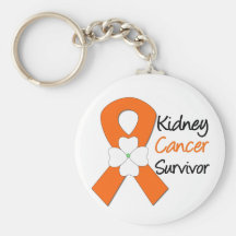 Kidney Cancer Survivor Flower Key Chains