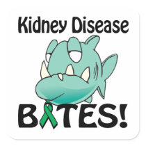 Kidney Disease BITES Sticker