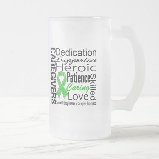 Kidney Disease Caregivers Collage Coffee Mugs