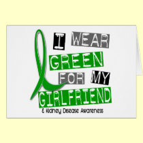 Kidney Disease I Wear Green For My Girlfriend 37 cards