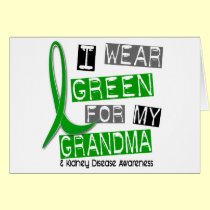 Kidney Disease I Wear Green For My Grandma 37 cards