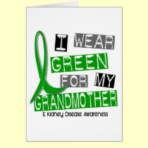 Kidney Disease I Wear Green For My Grandmother 37 cards
