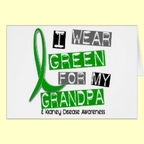 Kidney Disease I Wear Green For My Grandpa 37 cards