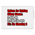 Kidney Stone Fighting Options cards