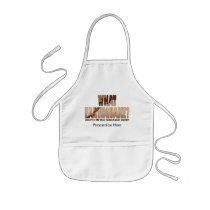 Kid's Apron, Bib - What Earthquake?