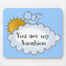 Kid's Bird Sun You Are My Sunshine Mouse Pad