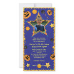 Kid's Birthday Hallowen Costume Party Invitation photo cards