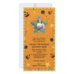 Kid's Birthday Hallowen Costume Party Invitation photo cards