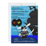 Kids birthday invitation 033: Pirate