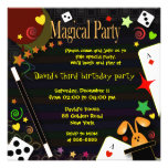 Kids birthday invitation 043 Magical Party