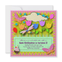 Kids Birthday Invitation 057: My backyard
