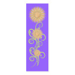 Kid's Bookmark Pink Yellow Purple Flower Plant business cards