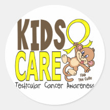 Kids Care 1 Testicular Cancer Stickers