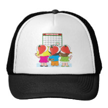 Kids Christmas Calendar Trucker Hat