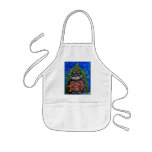 Kid's Christmas Fat Cat Apron