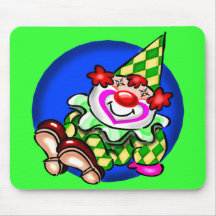 Kids Circus Clown T Shirts and Gifts Mouse Pad