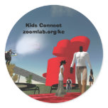 Kids Connect: sculpture-making stickers