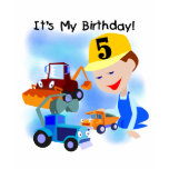 Kids Construction 5th Birthday Tshirts and Gifts