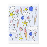 Kid's Favourite Things postcards