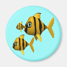 Kids Fishing T Shirts and Kids Fishing Gifts Fridge Magnet